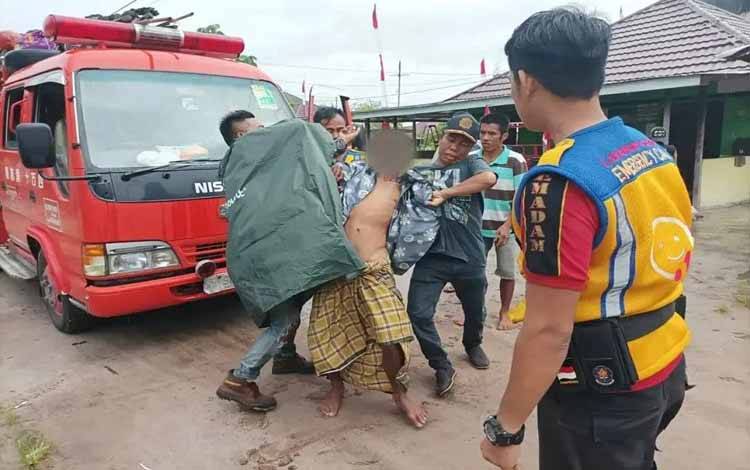 Tim 112 Palangka Raya Evakuasi ODGJ