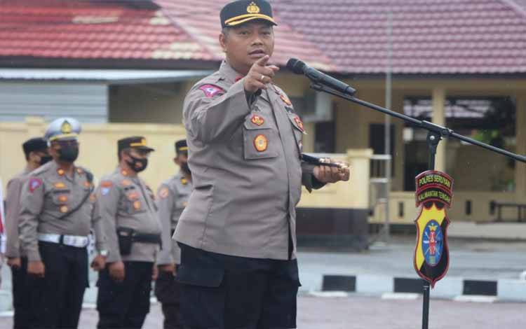 Pasca Kenaikan BBM, Kapolres Seruyan Beri Atensi Ini kepada Personel