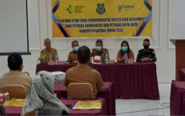 Dinkes Kapuas Beri Pelatihan Studi EHRA, Ini Tujuannya
