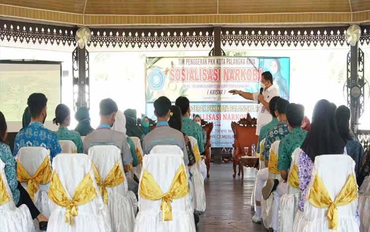 TP PKK Kota Palangka Raya Sosialisasi Bahaya Narkoba