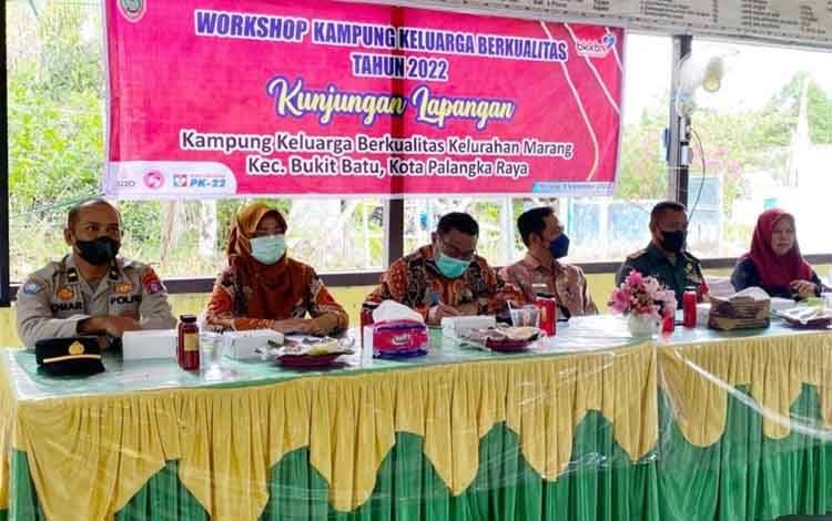 Pelaksanaan Kampung Keluarga Berkualitas di Kelurahan Marang Disebut Berjalan Baik