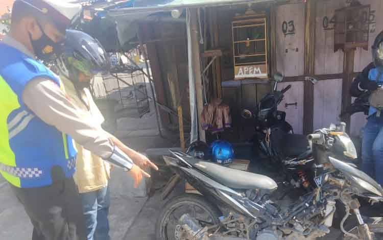 Satlantas Polres Seruyan Tindak Penguna Knalpot Brong