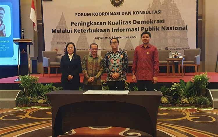 Diskominfosantik Kalteng Hadiri FKK Nasional