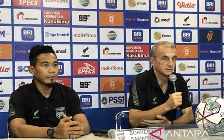 Milo Akui Borneo Sulit Kembangkan Permainan Lawan Persita