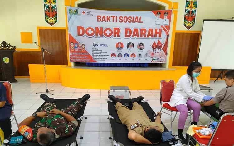 Gelar Donor Darah, Kecamatan Pahandut?Targetkan 50 Kantong