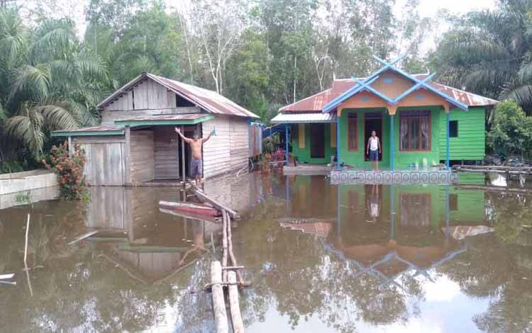 4 Desa di Kecamatan Danau Seluluk Terendam Banjir
