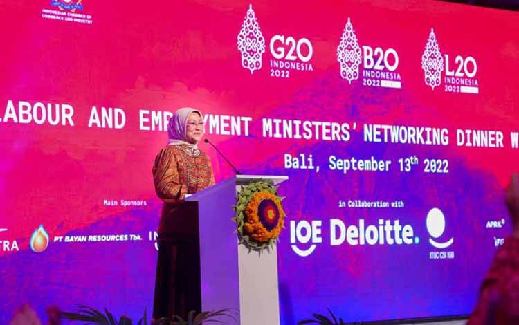 Menaker Apresiasi Pernyataan Bersama B20 dan L20 di Forum G20