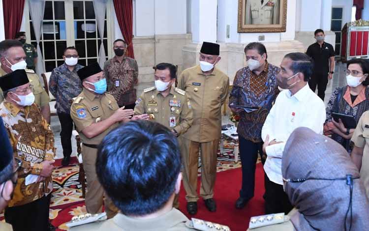 Gubernur Kalteng Ikuti Rakor Pengendalian Inflasi Bersama Presiden