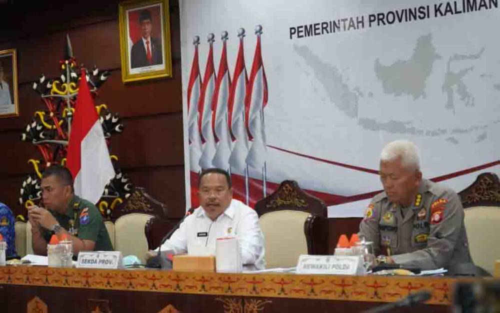 Sekda Kalimantan Tengah Buka Rakor Satgas Pangan