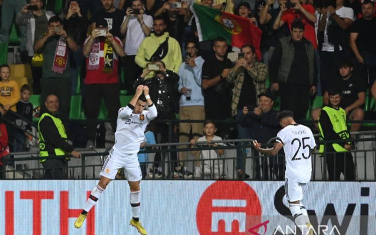 Ronaldo Cetak Gol Pertama Musim Ini saat MU Tekuk Sheriff 2-0