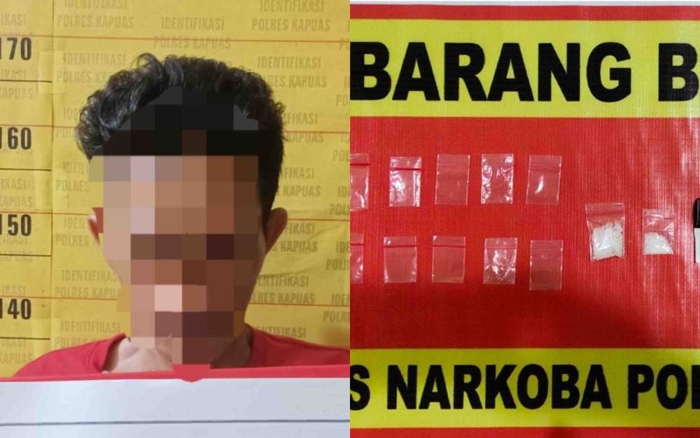 Pria di Kapuas Tertangkap Basah Kantongi 5,72 Gram Sabu
