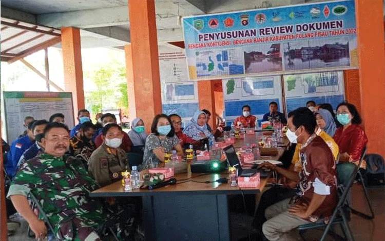BPBD Pulang Pisau Susun Dokumen Rencana Kontijensi Bencana Banjir