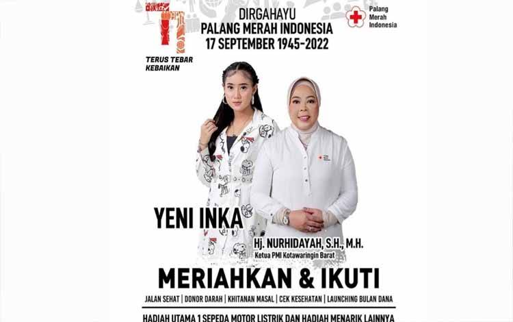 Peringati HUT ke 77, PMI Kobar Bakal Gelar Bakti Sosial dan Hadirkan Yeni Inka