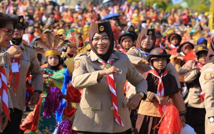 Setelah 2 Tahun Kwarcab Kotim kembali Selenggarakan Pramuka Pesta Siaga 2022