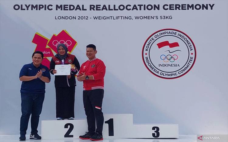 Tangis Bahagia Citra Febrianti Hiasi Realokasi Perak Olimpiade 2012