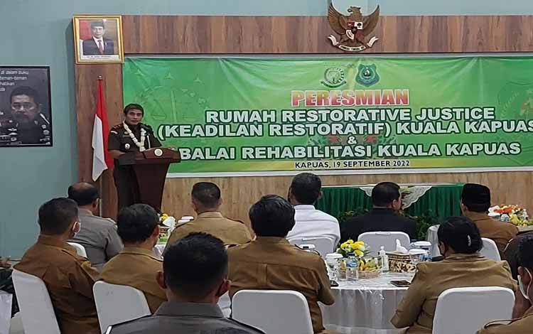 Kajati Kalteng Juga Kunjungi Kantor Cabang Kejaksaan Negeri Kapuas di Palingkau