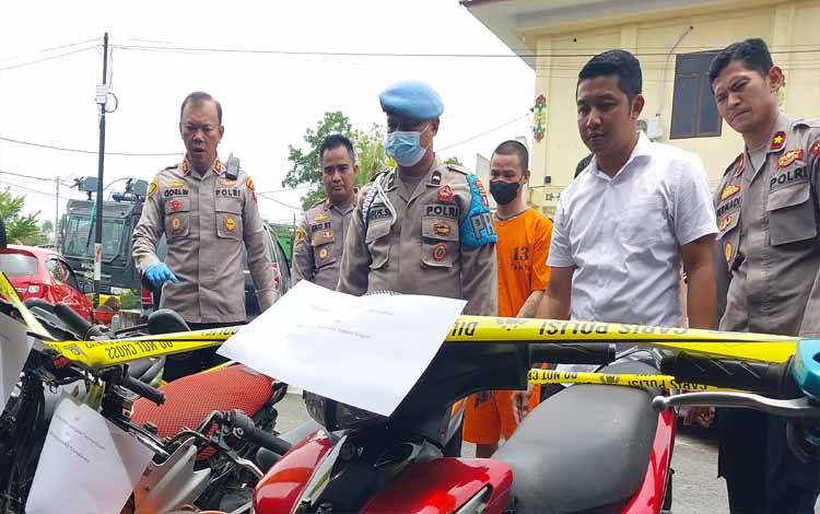 Polres Kapuas Juga Amankan Penadah Sepeda Motor Curian