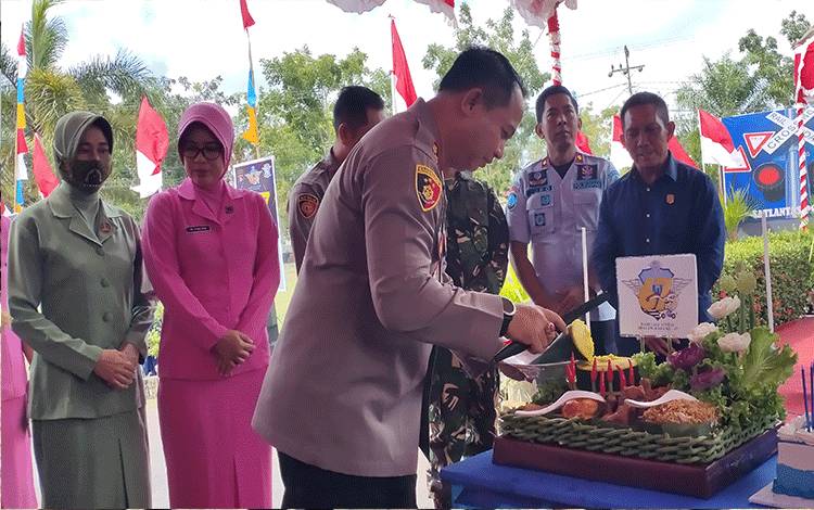 Polres Sukamara Gelar Syukuran Hari Lalu Lintas Bhayangkara ke-67