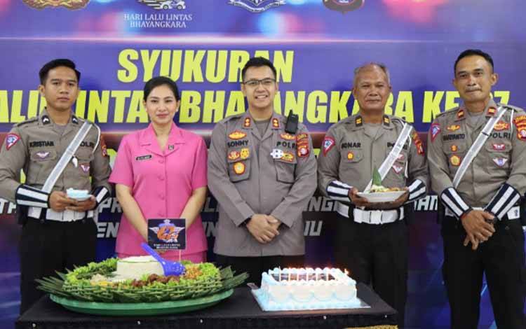 Polres Katingan Gelar Sukuran Peringati HUT Lalu Lintas