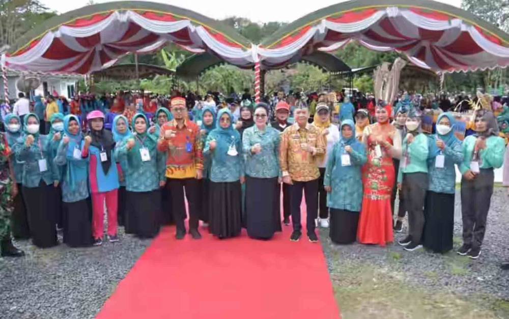 Kecamatan Kapuas Timur Lokasi Pertama Pelaksanaan Jambore Kader PKK Tingkat Kabupaten