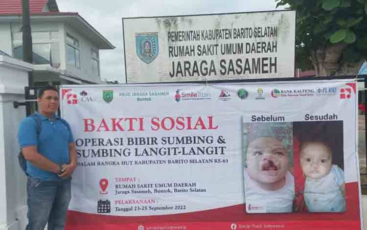 Kegiatan Baksos Operasi Bibir Sumbing di Barsel Berjalan Sukses