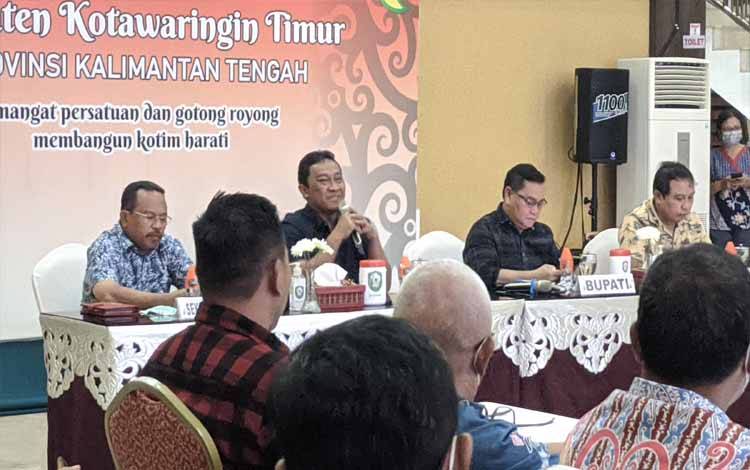 Wagub Kalteng Pimpin Rapat Pengendalian Inflasi di Sampit Guna Cari Strategi Jangka Pendek dan Jangka Panjang