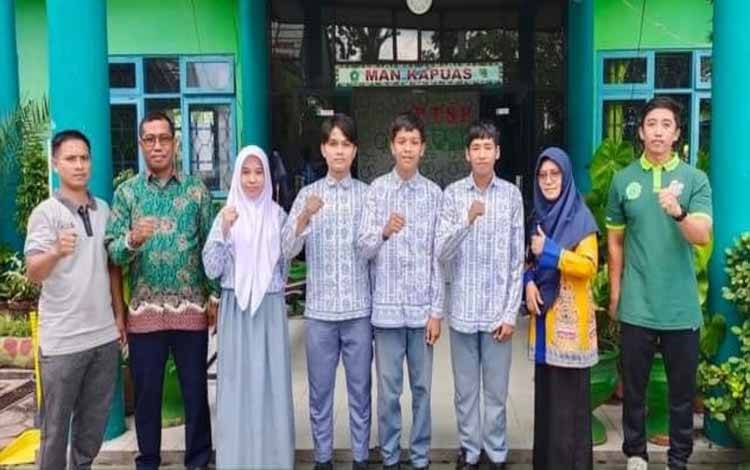 4 Peserta Didik MAN Kapuas Perkuat Kontingen Kabupaten di Ajang O2SN