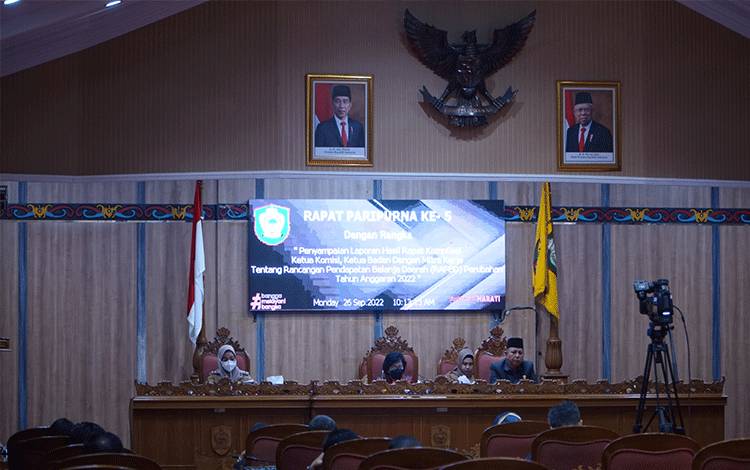 DPRD Kotim Sampaikan Hasil Rapat Kompilasi RAPBD Perubahan 2022