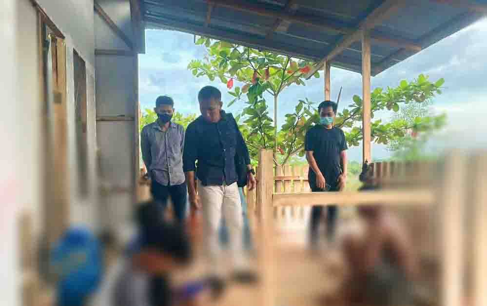 Polisi Gerebek Rumah di Sabangau, 1 Tersangka Pengedar dan 24 Paket Sabu Diamankan