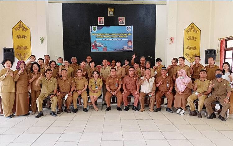 Dinas Pendidikan Barito Timur Evaluasi Pelaksanaan ANBK Jenjang SMP