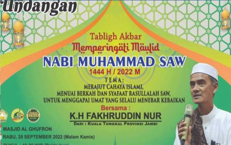 KH Fakhruddin Nur dari Jambi Besok Tausiah di Kasongan