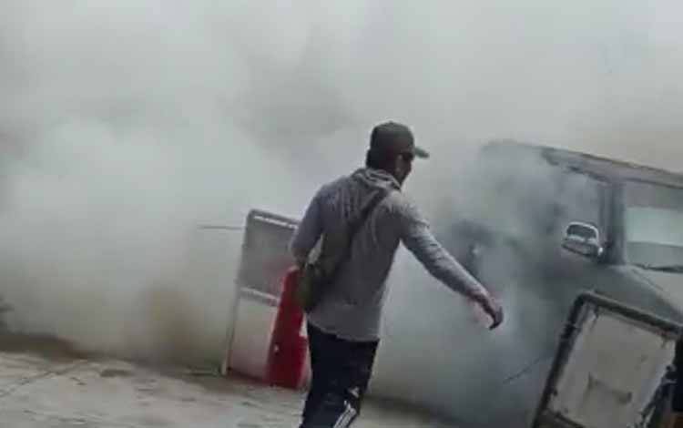 Kapolsek Ketapang: Mobil di SPBU Bukan Terbakar, Hanya Mengeluarkan Asap Tebal dari Kenalpot