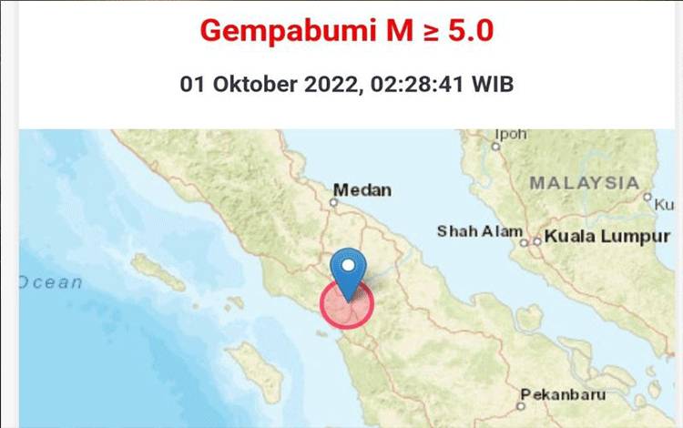 Seorang Warga Meninggal Akibat Gempa
