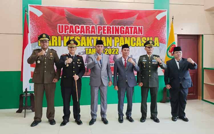 Pemkab dan Polres Katingan Gelar Upacara Peringatan Hari Kesaktian Pancasila