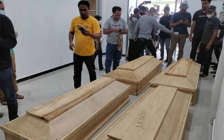 Jasad 4 Korban Serangan KKB Disemayamkan di RS Polda Papua Barat