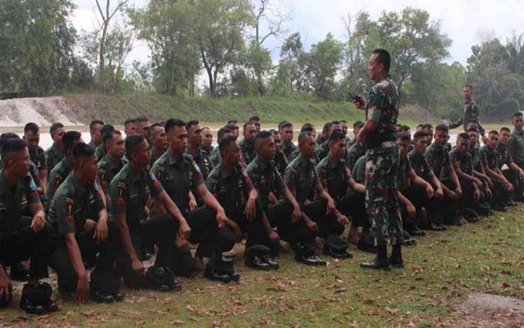 101 Anggota Yonif Raider 631 Antang Naik Pangkat