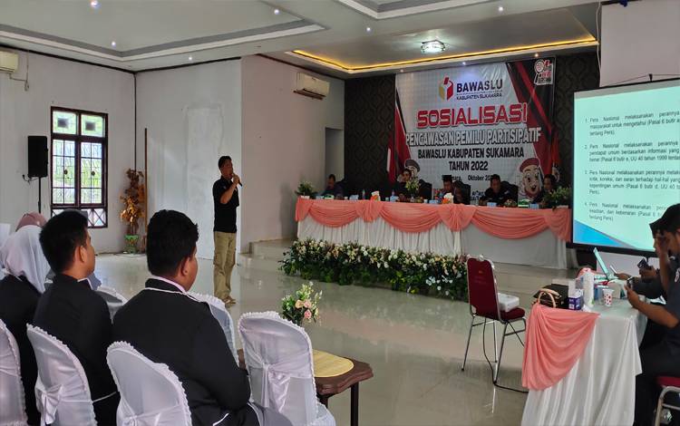 Bawaslu Sukamara Sosialiasi Pengawasan Pemilu Partisipatif