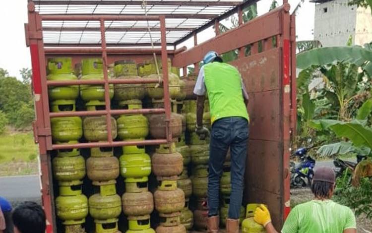 Pasokan dan Stok Gas LPG 3 Kg di Palangka Raya Stabil
