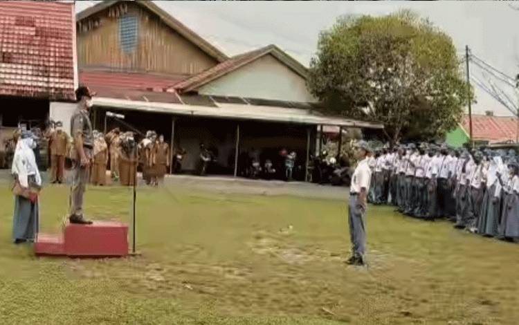 Satpol PP dan Damkar Kapuas Ajak Pelajar Disiplin dan Hindari Hal Negatif