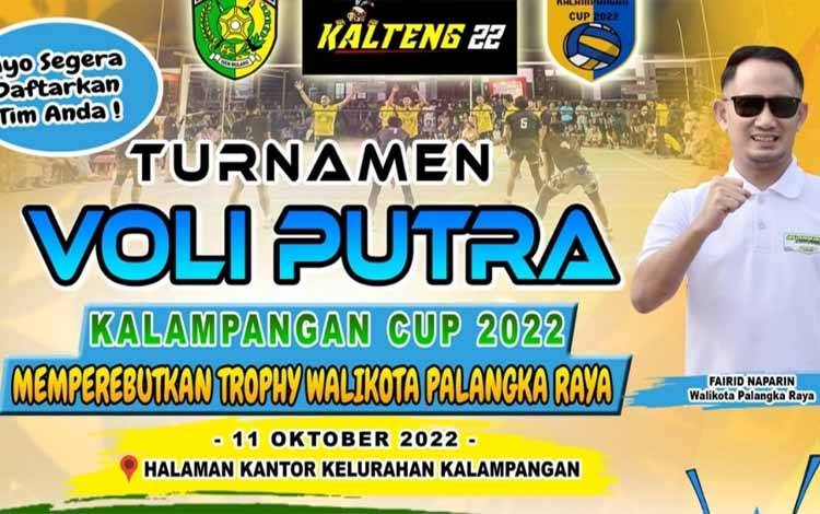 Kelurahan Kalampangan Gelar Turnamen Voli Putra, Total Hadiah Rp25 Juta