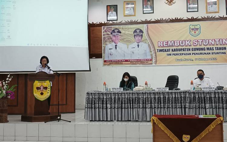Wakil Bupati Imbau Posyandu di Gunung Mas Dibuat Lebih Menarik