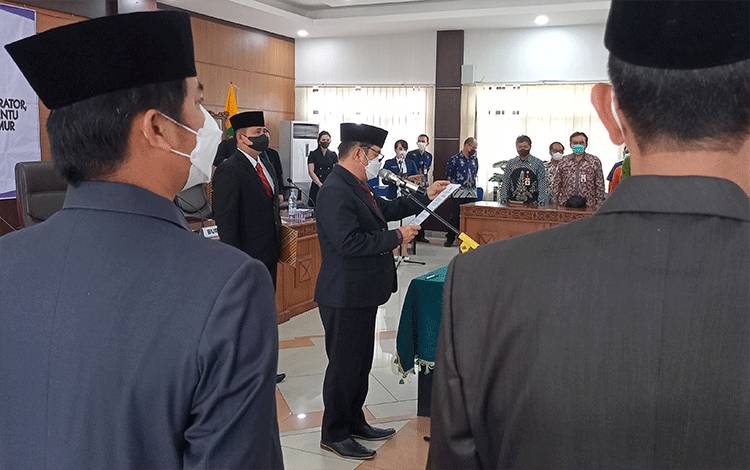Bupati Barito Timur Kembali Lantik 40 Pejabat