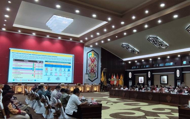 Pemprov Kalteng Rakor Penanganan Inflasi Bersama Stakeholder