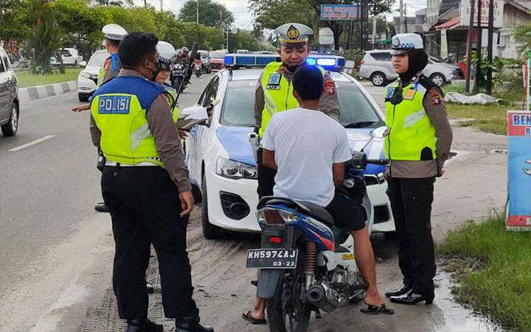 Polda Kalteng Lakukan Penindakan Sistem Hunting Selama Operasi Zebra