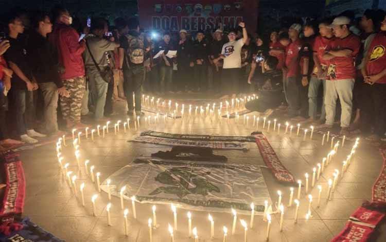 Suporter Deklarasi Sepakbola Damai di Makassar