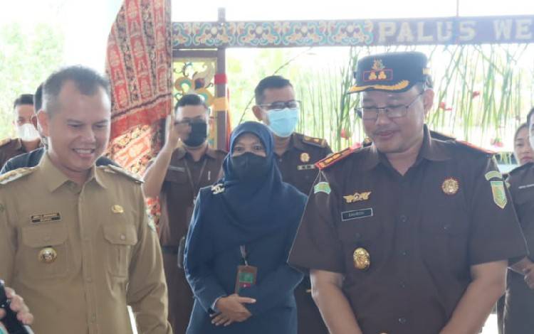 Kenal Sambut Pemkab Gunung Mas dengan Kepala Kejaksaan Negeri yang Baru