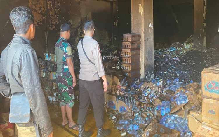 Gudang Sembako Terbakar di Parenggean