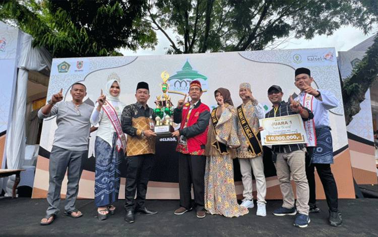 Wakili Kalteng, Mobil Hias Karya Kotim Juara I Pawai Taaruf MTQ Nasional