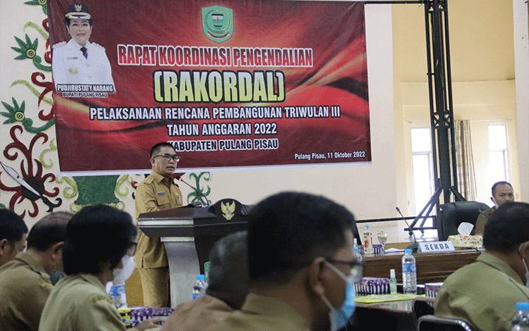 Rakordal Truwulan III, Sekda Pulang Pisau Ingatkan Kembali Serapan Anggaran