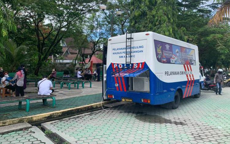 Ditlantas Polda Kalteng Maksimalkan Pelayanan SIM Keliling